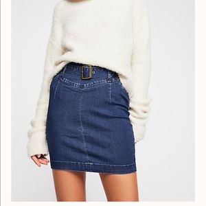 Free People ‘Livin’ It Up’ Pencil Skirt